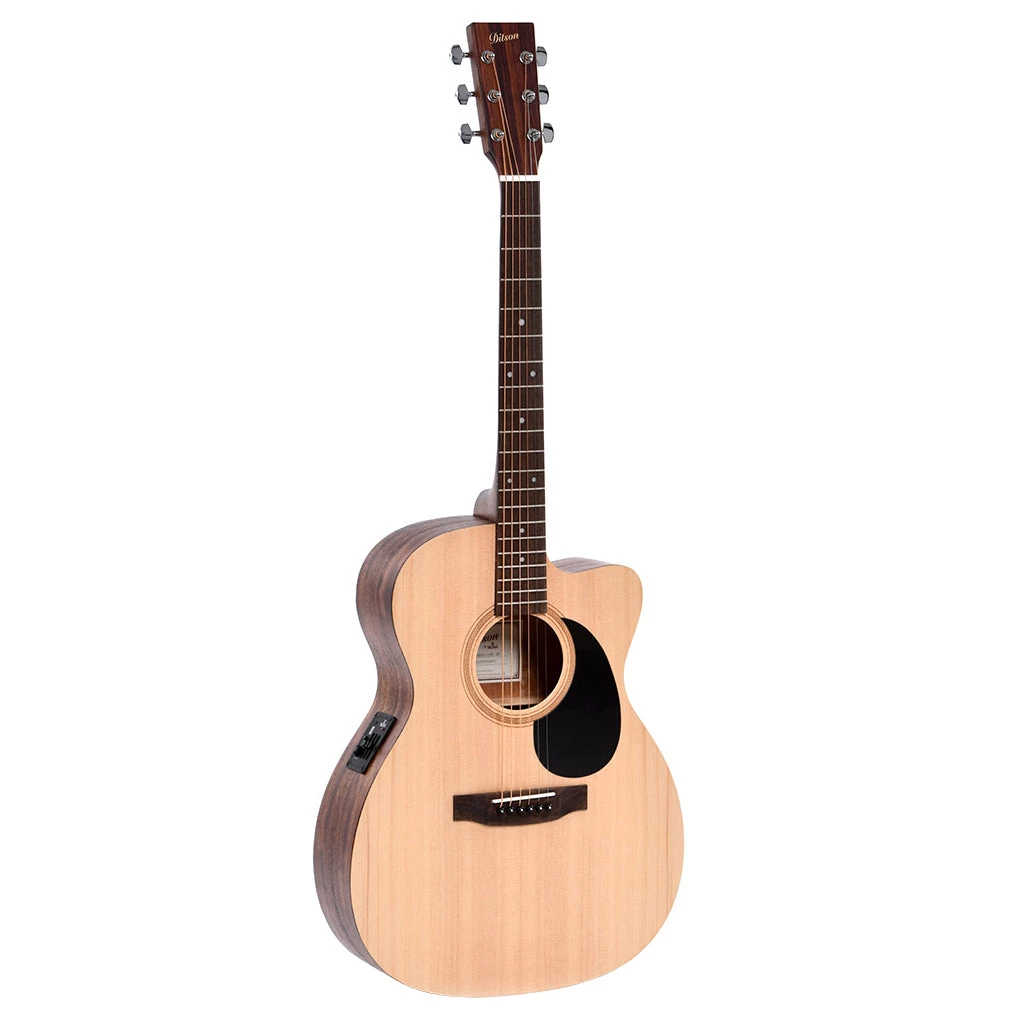 Acoustic Guitars Ditson 10 Series 000 With Cutaway + EQ - Natural