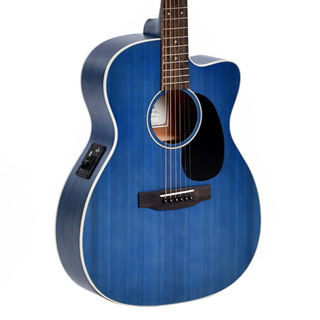 Ditson 10 Series 000 With Cutaway + EQ - Translucent Ultramarine Blue
