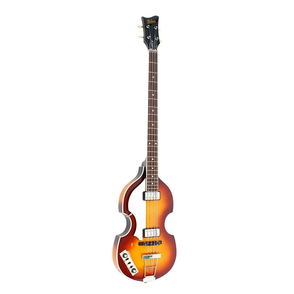 Hofner Ignition Series Left Handed Violin Electric Bass With H64/VB Case - Sunburst