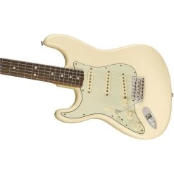 Fender American Original 60s Stratocaster Left Handed - Olympic White - Rosewood Fretboard Electric Guitars