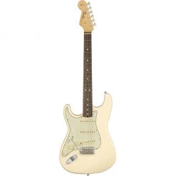 Fender American Original 60s Stratocaster Left Handed - Olympic White - Rosewood Fretboard Electric Guitars