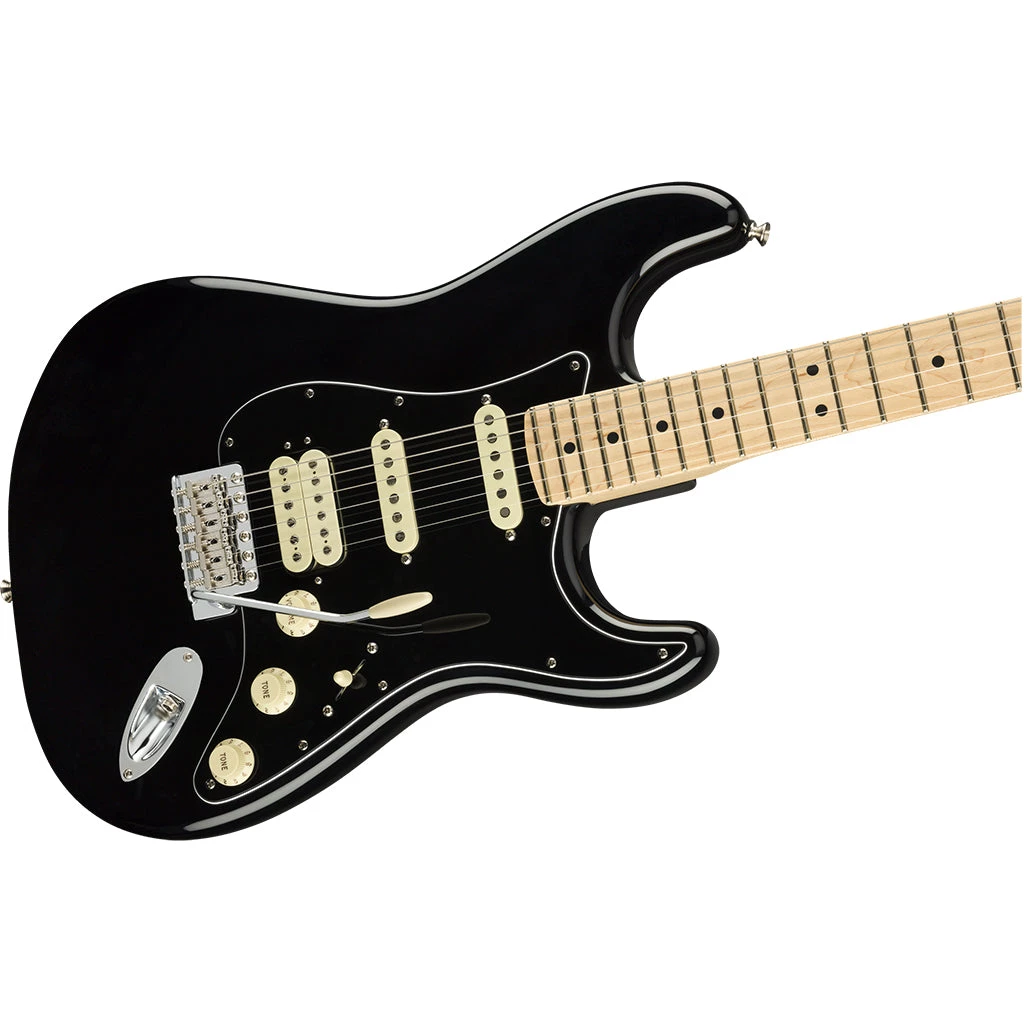 Fender American Performer Stratocaster HSS - Black - Maple Neck Electric Guitars