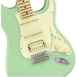 Electric Guitars Fender American Performer Stratocaster HSS - Satin Surf Green - Maple Neck