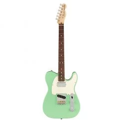 Electric Guitars Fender American Performer Telecaster Hum - Satin Surf Green - Rosewood Fretboard