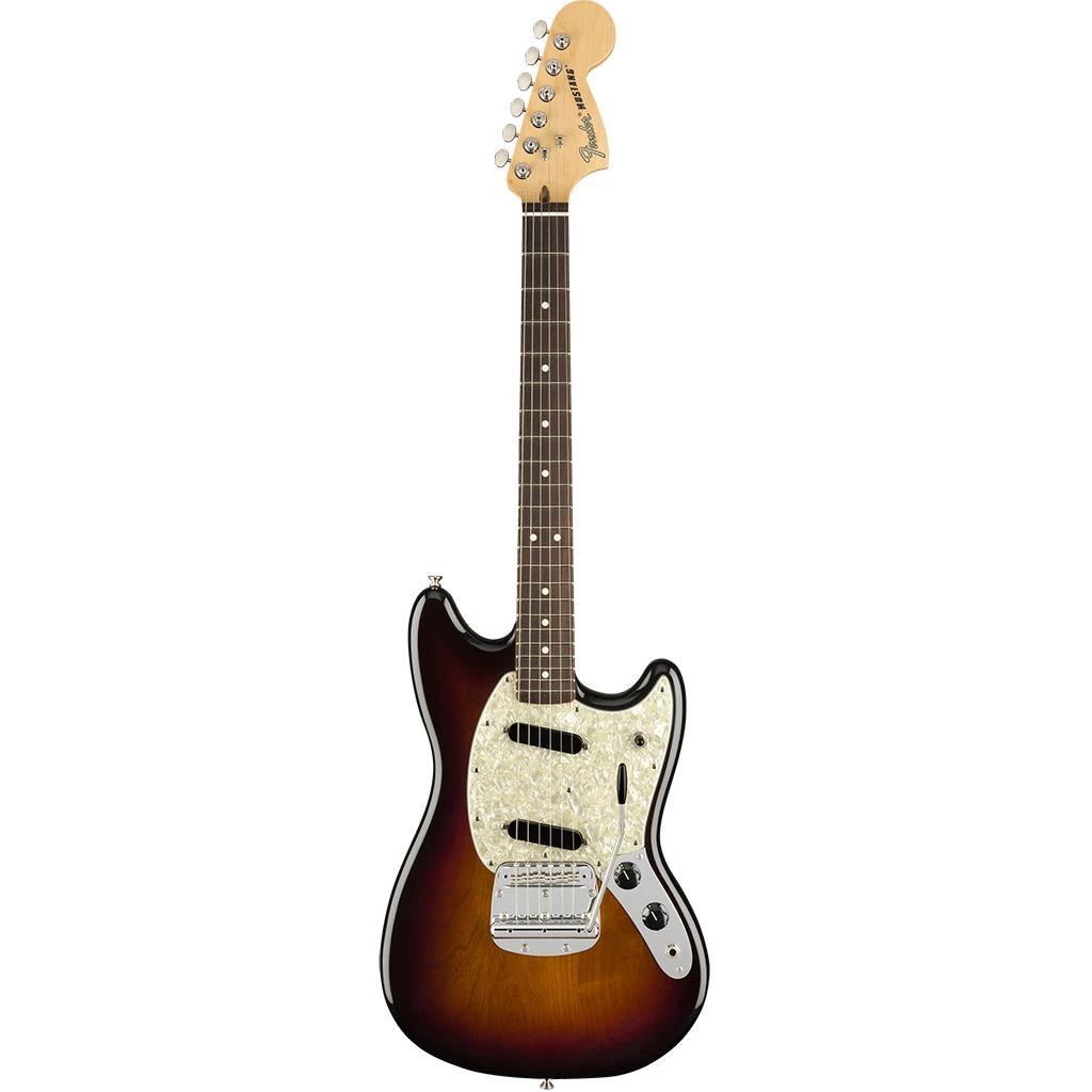 Fender American Performer Mustang - 3 Tone Sunburst - Rosewood Fretboard Electric Guitars