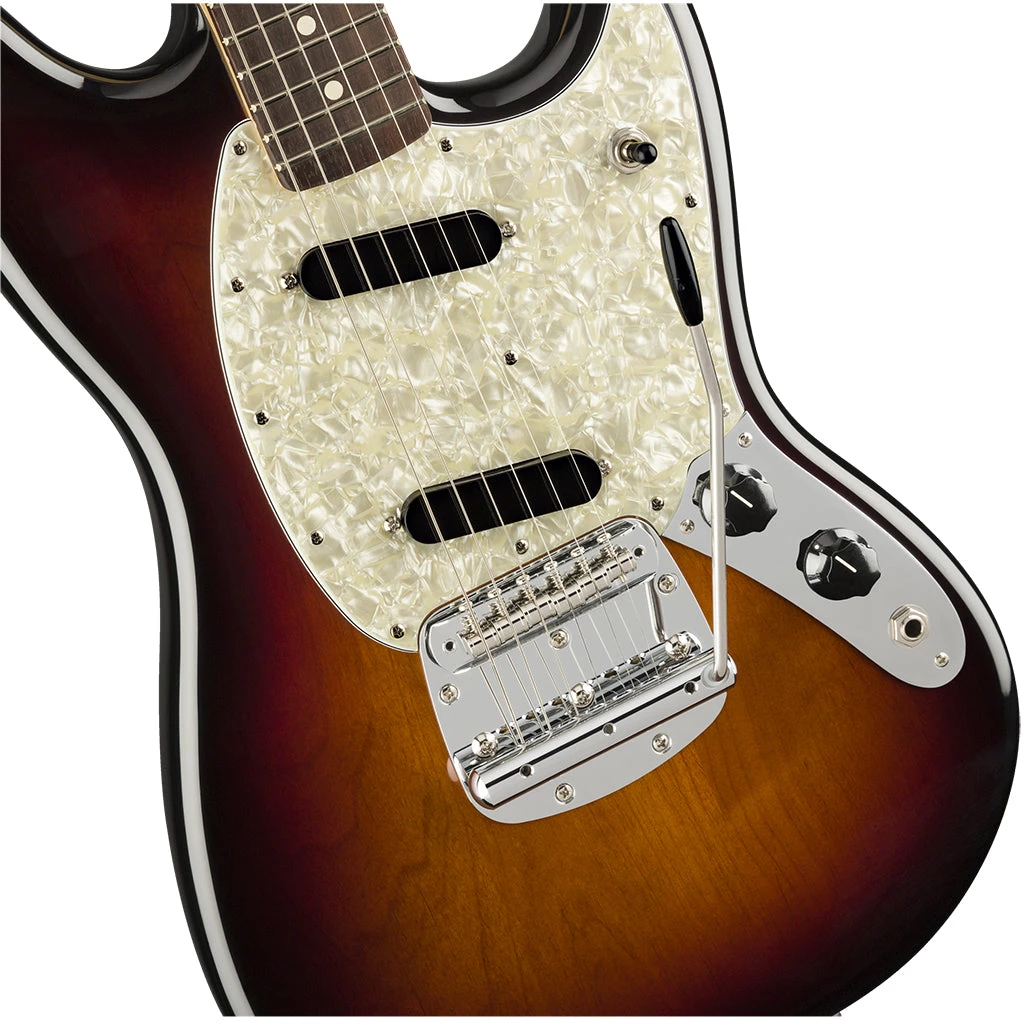 Fender American Performer Mustang - 3 Tone Sunburst - Rosewood Fretboard Electric Guitars