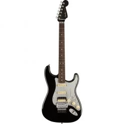 Fender - Ultra Luxe Stratocaster® Floyd Rose® HSS - Rosewood Fingerboard - Mystic Black Electric Guitars