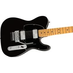 Fender - American Ultra Luxe Telecaster® Floyd Rose® HH - Maple Fingerboard - Mystic Black Electric Guitars