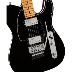 Fender - American Ultra Luxe Telecaster® Floyd Rose® HH - Maple Fingerboard - Mystic Black Electric Guitars