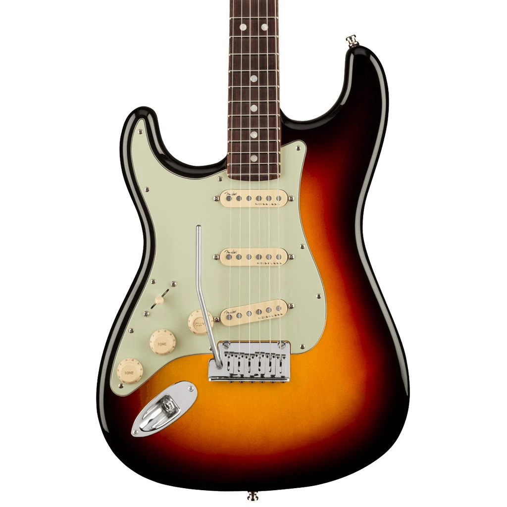 Fender - American Ultra Stratocaster® Left-Hand, Rosewood Fingerboard, Ultra Burst Electric Guitars