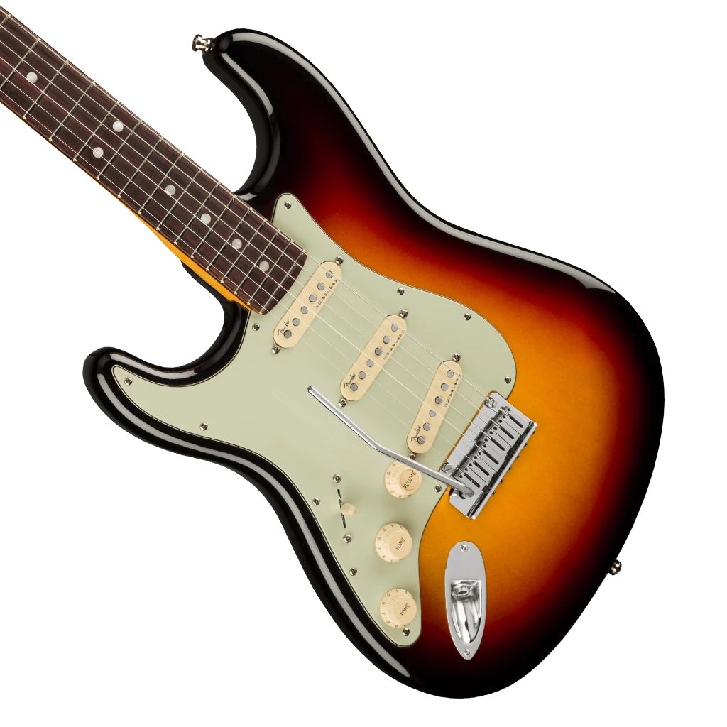 Fender - American Ultra Stratocaster® Left-Hand, Rosewood Fingerboard, Ultra Burst Electric Guitars