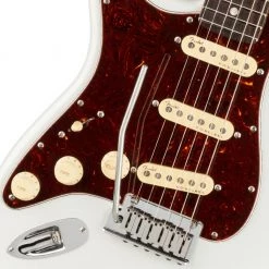 Fender - American Ultra Stratocaster® Left-Hand, Rosewood Fingerboard, Arctic Pearl Electric Guitars