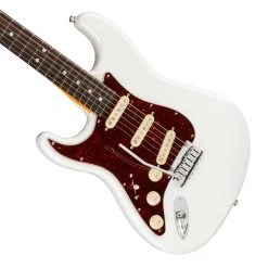 Fender - American Ultra Stratocaster® Left-Hand, Rosewood Fingerboard, Arctic Pearl Electric Guitars