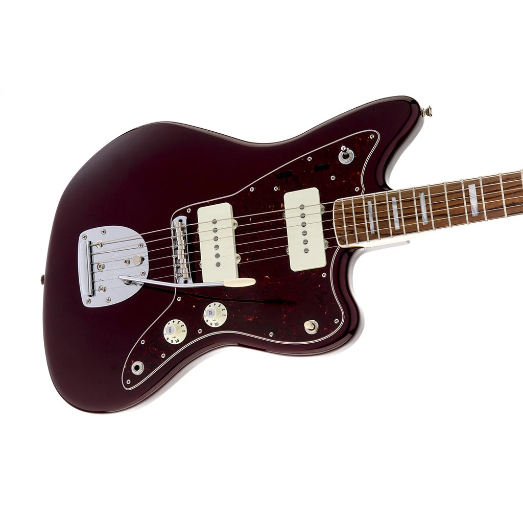 Electric Guitars Fender Troy Van Leeuwen Jazzmaster - Oxblood - Bound Rosewood Fretboard