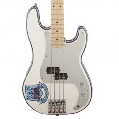 Bass Guitars Fender Steve Harris Signature Precision Bass - Olympic White - Maple Neck