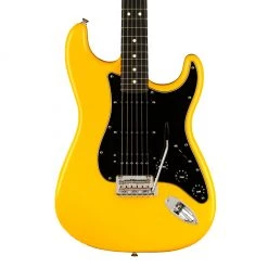 Fender Limited Edition Player HSS Stratocaster®, Ebony Fingerboard - Yellow Electric Guitars
