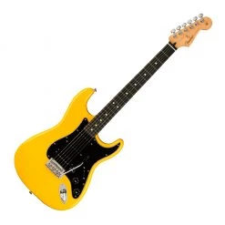 Fender Limited Edition Player HSS Stratocaster®, Ebony Fingerboard - Yellow Electric Guitars