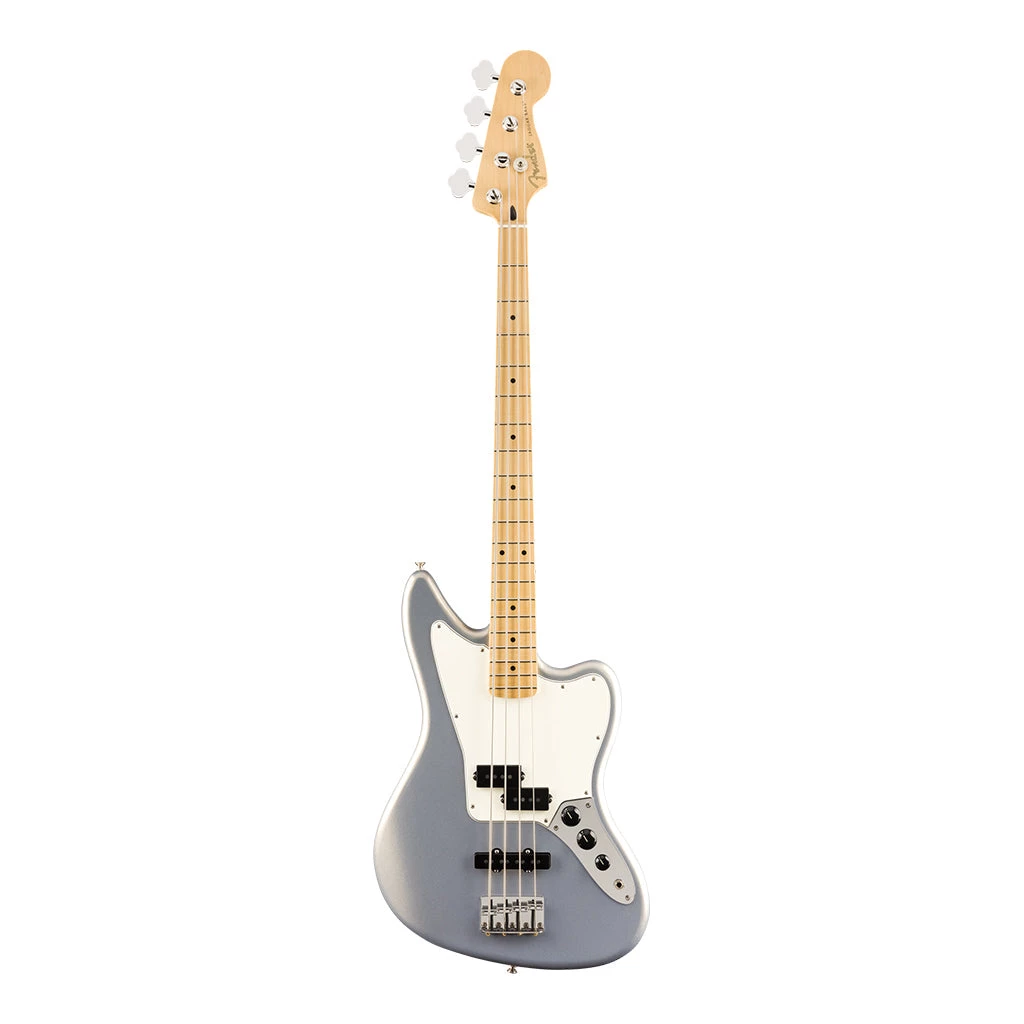 Fender Player Jaguar Bass - Silver - Maple Neck