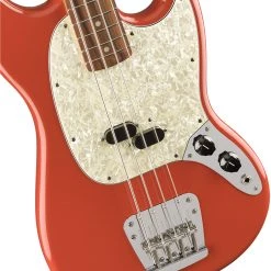 Fender Vintera 60's Mustang Bass - Fiesta Red - Pau Ferro Bass Guitars