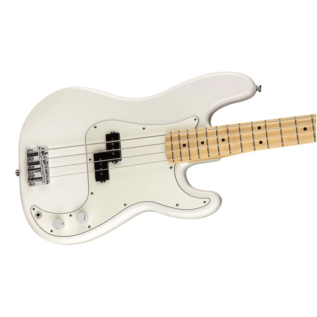 Bass Guitars Fender Player Precision Bass - Polar White - Maple Neck