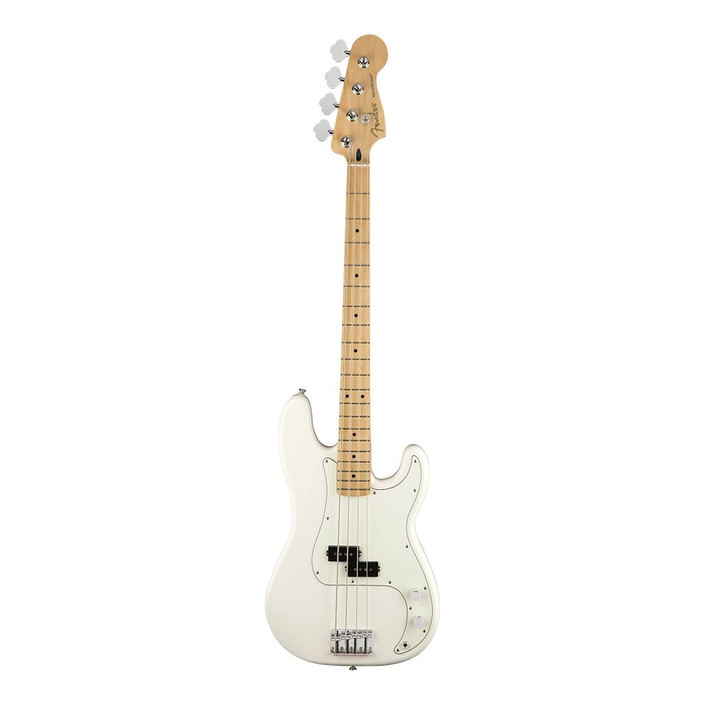 Bass Guitars Fender Player Precision Bass - Polar White - Maple Neck