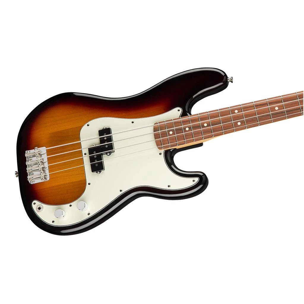 Bass Guitars Fender - Player Precision Bass - 3-Color Sunburst - Pau Ferro