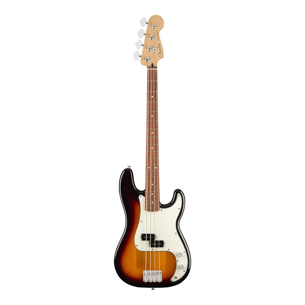 Bass Guitars Fender - Player Precision Bass - 3-Color Sunburst - Pau Ferro
