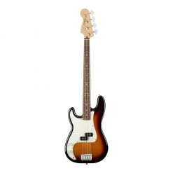 Fender Player Precision Bass Left Handed - 3 Tone Sunburst - Pau Ferro Fretboard Bass Guitars