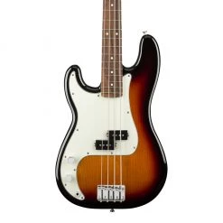 Fender Player Precision Bass Left Handed - 3 Tone Sunburst - Pau Ferro Fretboard Bass Guitars