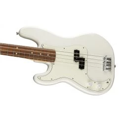 Fender Player Precision Bass Left Handed - Polar White - Pau Ferro Fretboard Bass Guitars