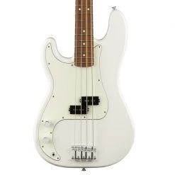 Fender Player Precision Bass Left Handed - Polar White - Pau Ferro Fretboard Bass Guitars