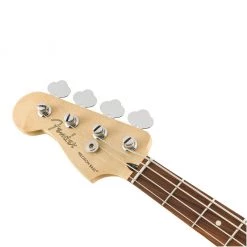 Fender Player Precision Bass Left Handed - Polar White - Pau Ferro Fretboard Bass Guitars