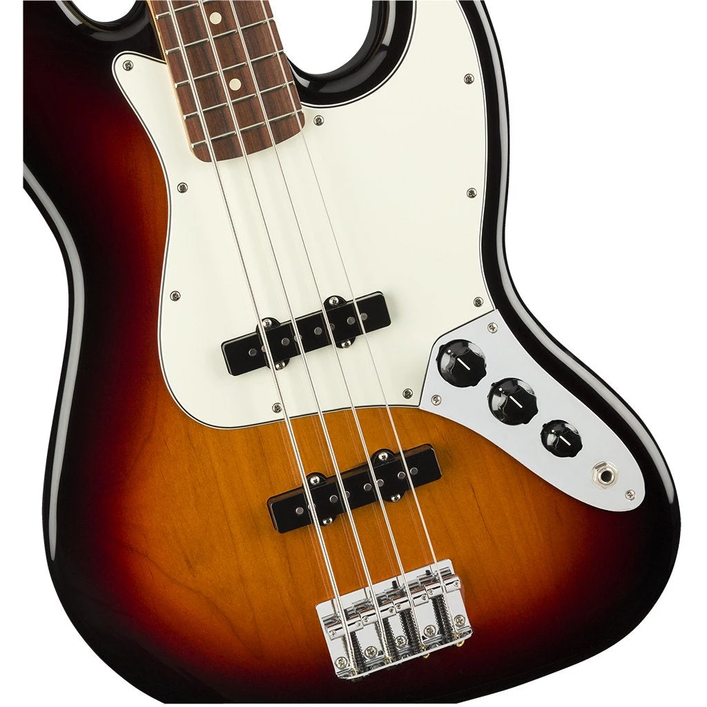 Bass Guitars Fender Player Jazz Bass - 3 Tone Sunburst - Pau Ferro