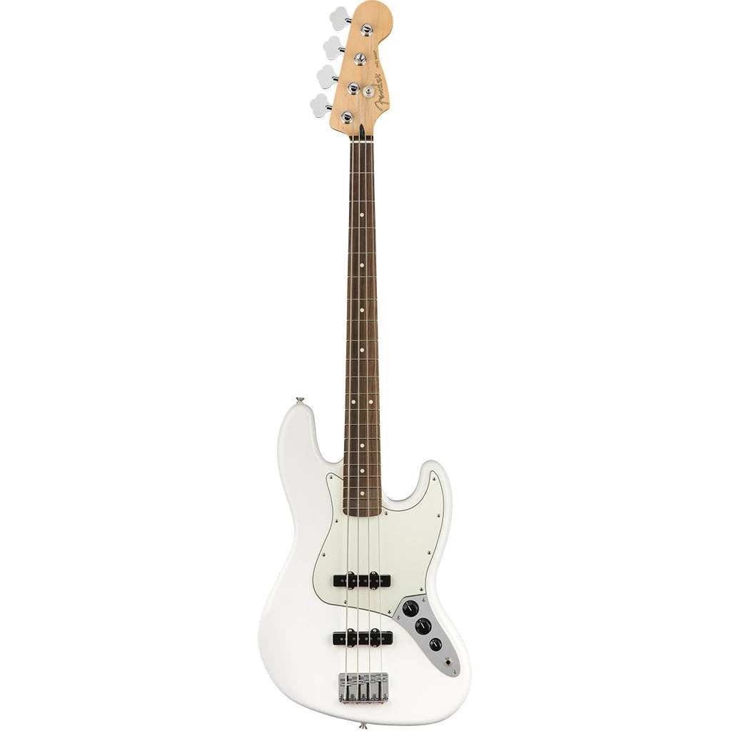 Bass Guitars Fender Player Jazz Bass - Polar White - Pau Ferro Fretboard