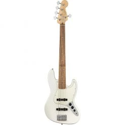 Fender Player Jazz Bass V - Polar White - Pau Ferro Bass Guitars