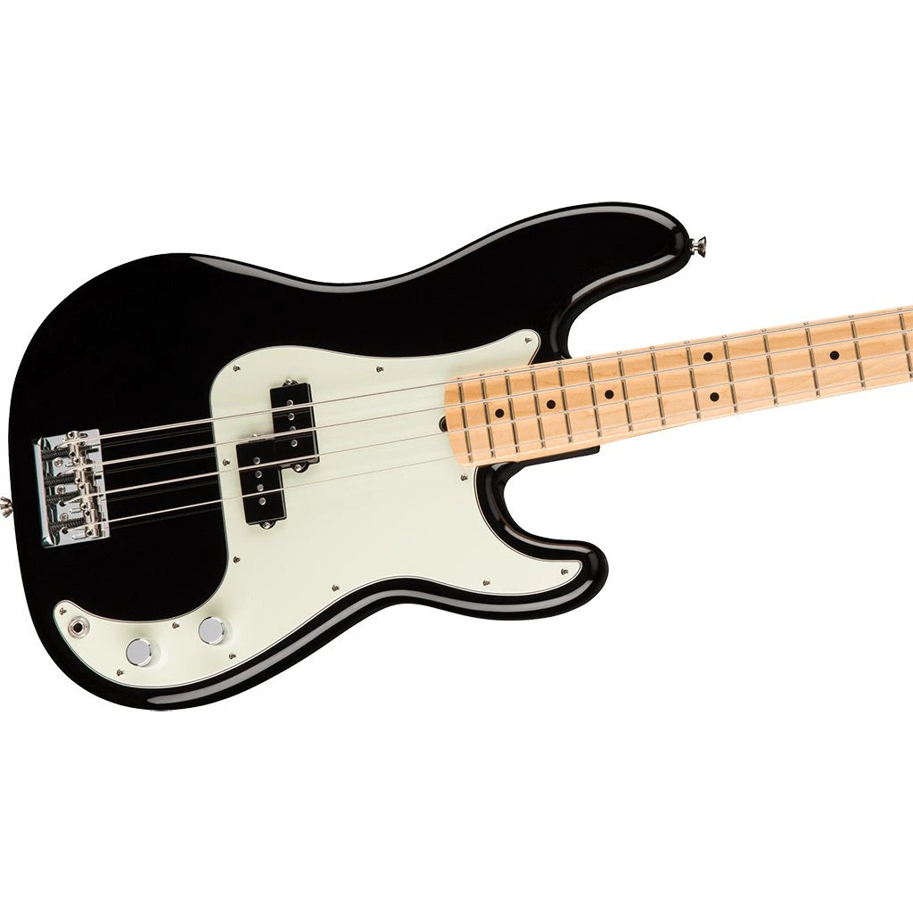 Fender American Professional Precision Bass - Black - Maple Bass Guitars