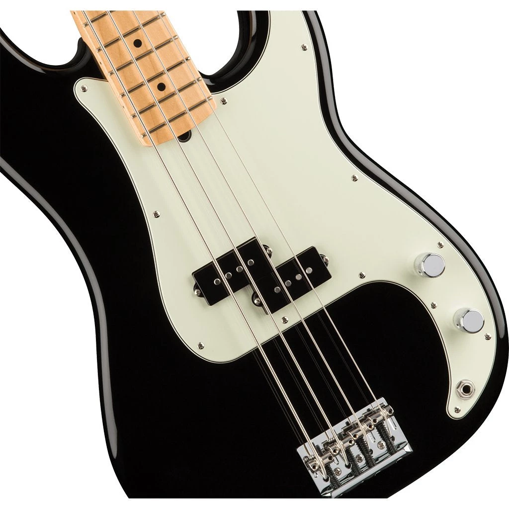Fender American Professional Precision Bass - Black - Maple Bass Guitars