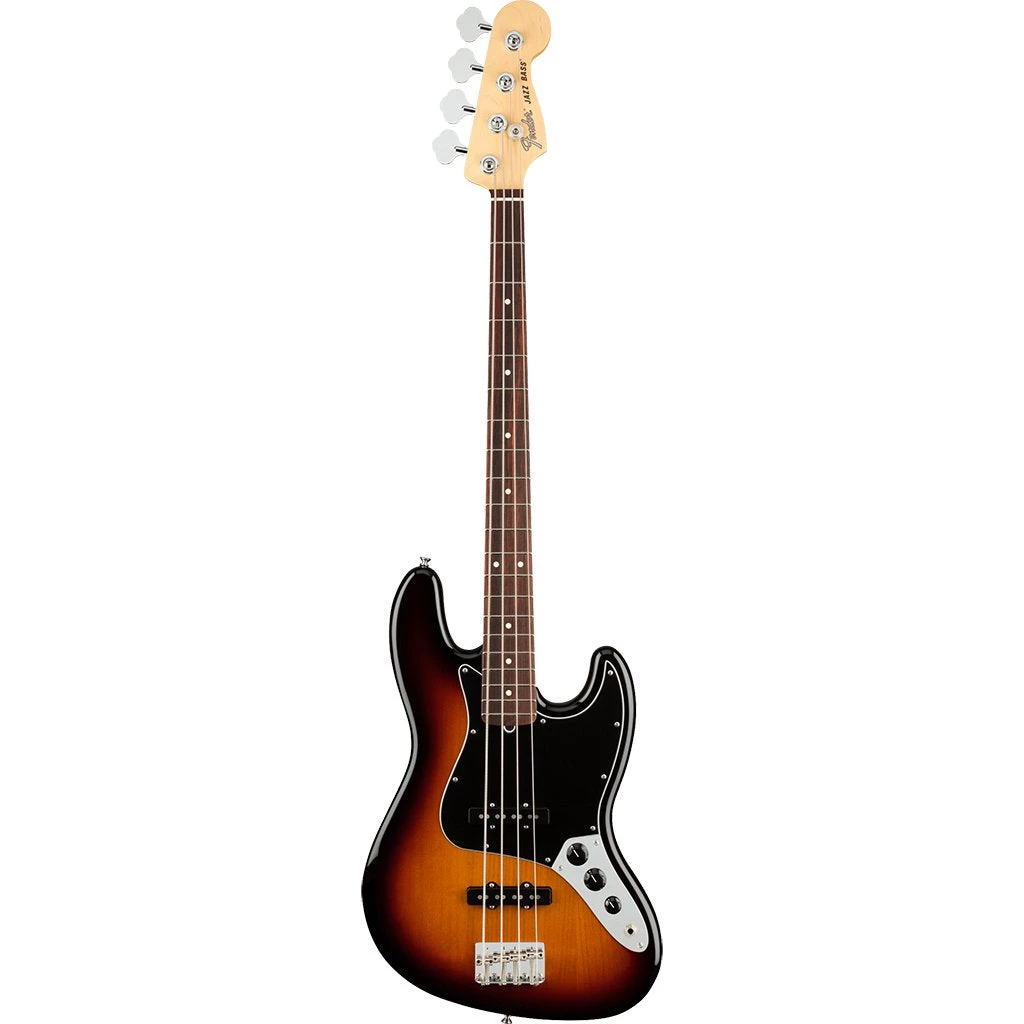 Fender American Performer Jazz Bass - 3 Tone Sunburst - Rosewood Fretboard Bass Guitars