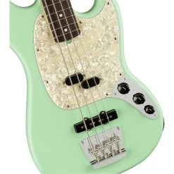 Fender American Performer Mustang Bass - Satin Surf Green - Rosewood Fretboard Bass Guitars