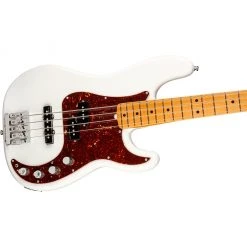 Bass Guitars Fender American Ultra Precision Bass - Arctic Pearl - Maple Neck