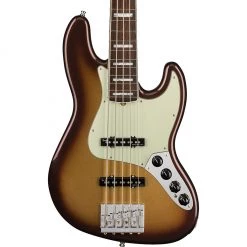 Fender American Ultra Jazz Bass V - Mocha Burst - Rosewood Fretboard