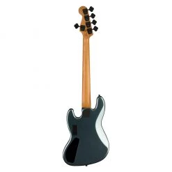 Bass Guitars Squier Contemporary Active Jazz Bass® HH V, Roasted Maple Fingerboard, Black Pickguard, Gunmetal Metallic