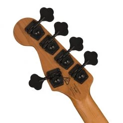 Squier Contemporary Active Precision Bass® PH V, Laurel Fingerboard, Silver Anodized Pickguard, Black Bass Guitars