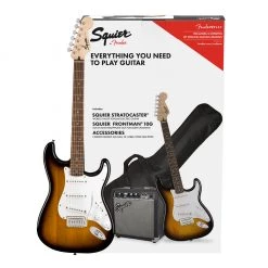Squier Stratocaster Pack - Stratocaster - Brown Sunburst