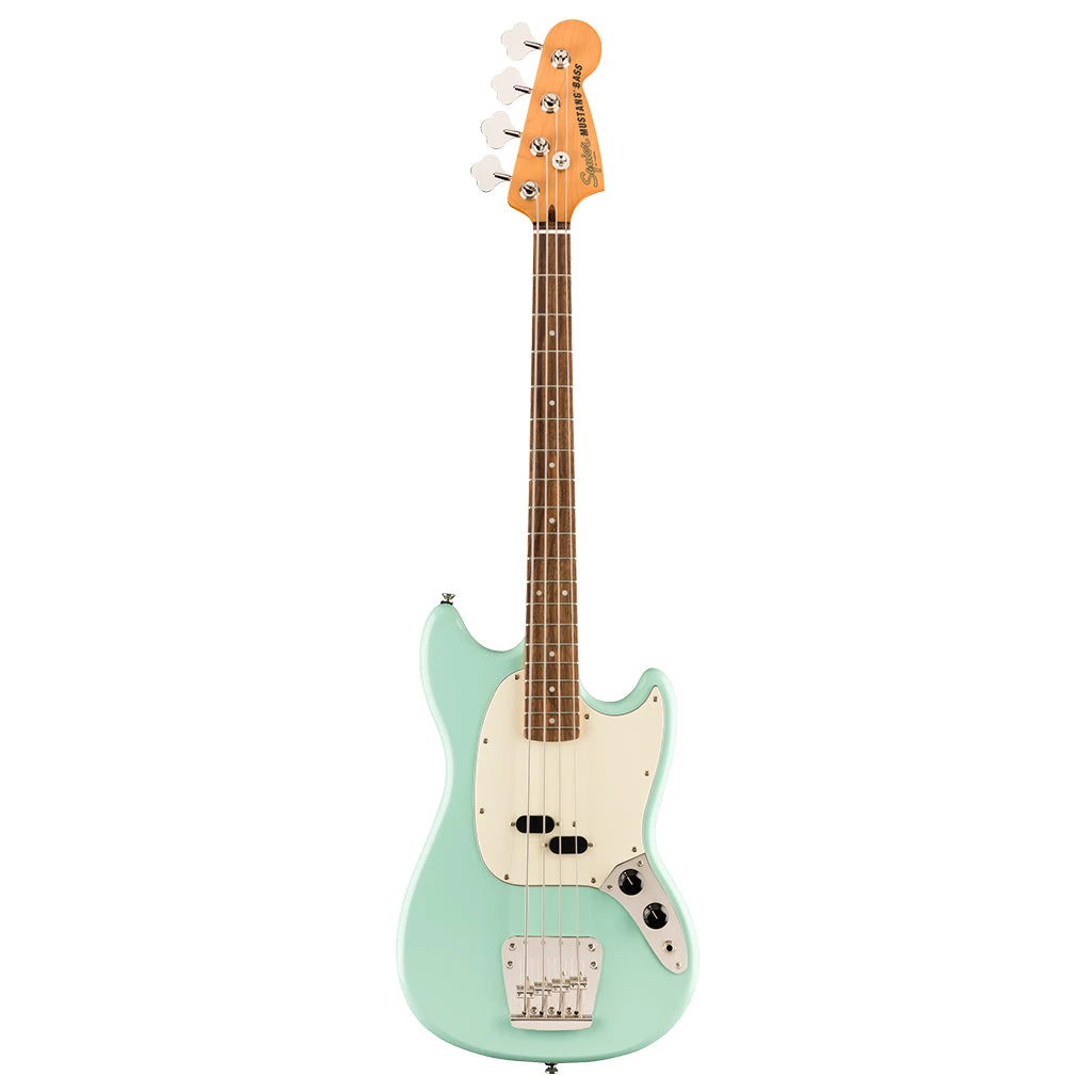 Squier Classic Vibe 60's Mustang Bass - Surf Green - Laurel