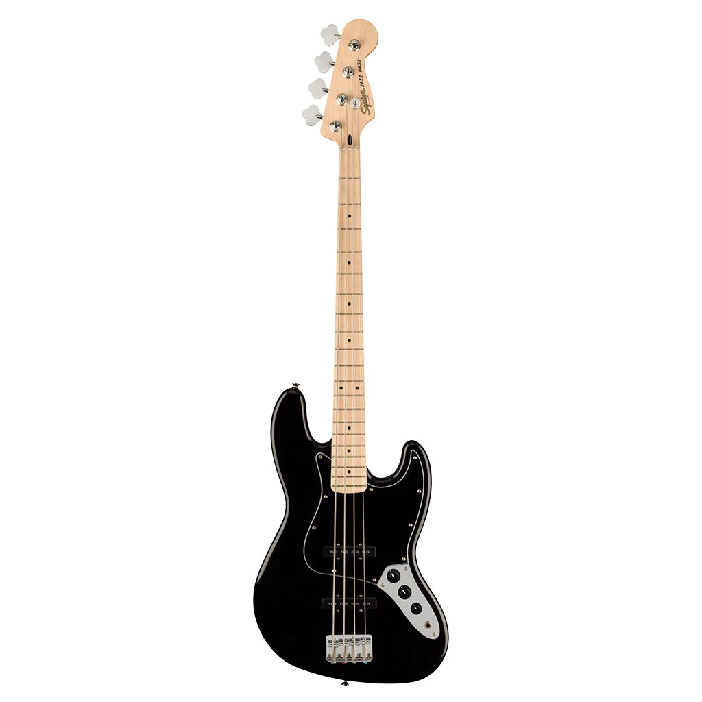 Bass Guitars Squier - Affinity Series™ Jazz Bass®, Maple Fingerboard, Black Pickguard, Black