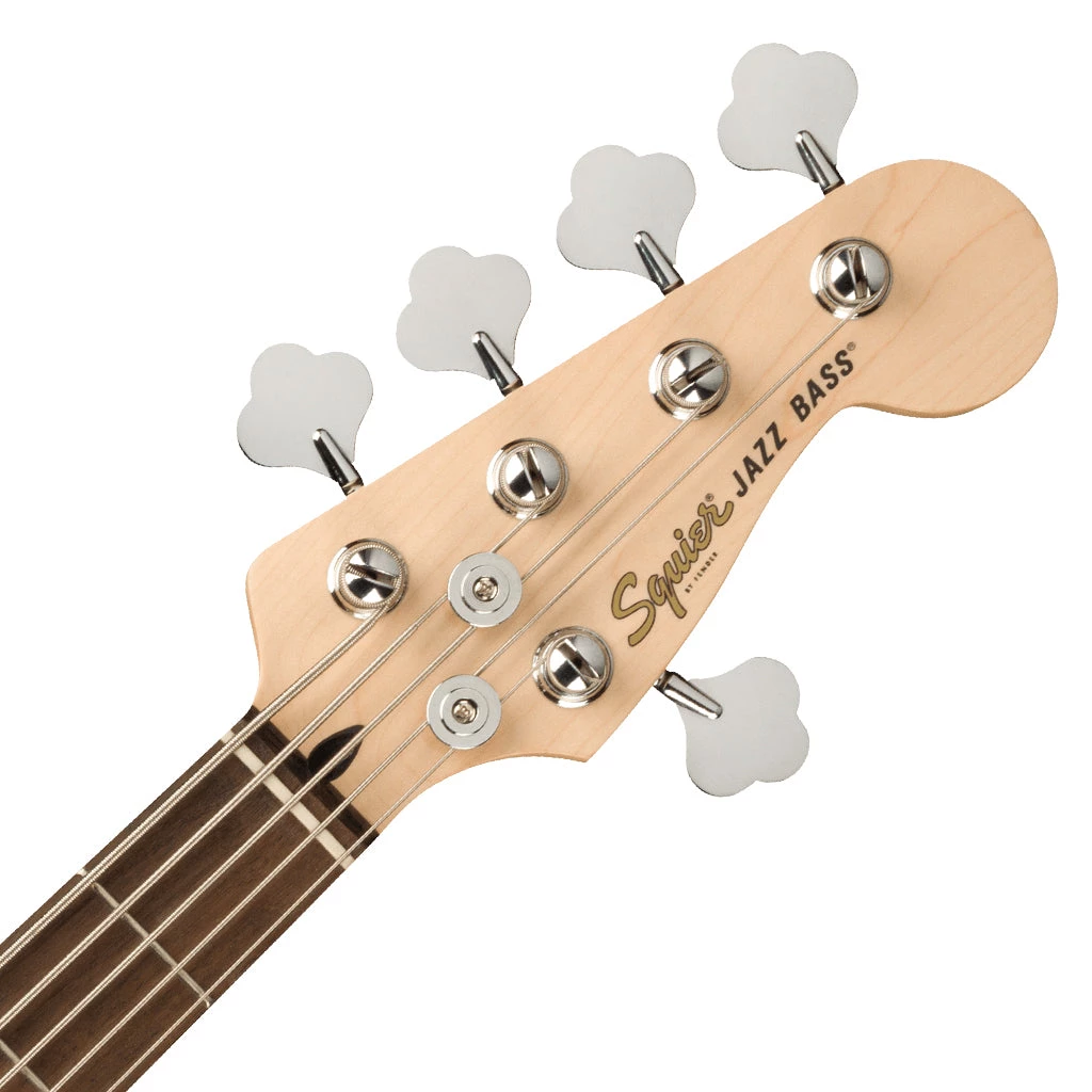 Squier - Affinity Series™ Jazz Bass® V, Laurel Fingerboard, Black Pickguard, 3-Color Sunburst Bass Guitars