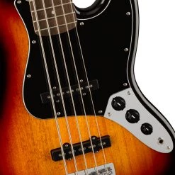 Squier - Affinity Series™ Jazz Bass® V, Laurel Fingerboard, Black Pickguard, 3-Color Sunburst Bass Guitars