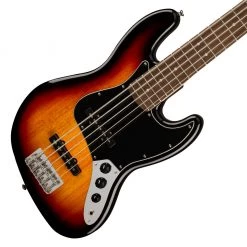 Squier - Affinity Series™ Jazz Bass® V, Laurel Fingerboard, Black Pickguard, 3-Color Sunburst Bass Guitars