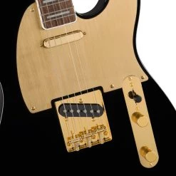 Squier 40th Anniversary Telecaster®, Gold Edition, Laurel FB, Black